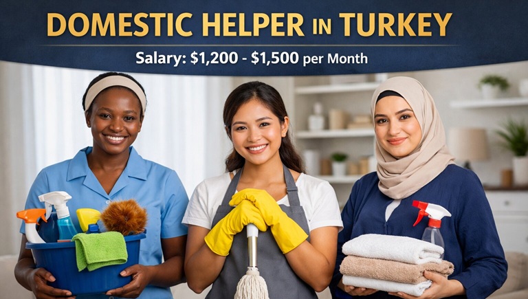 Domestic helper in Turkey salary
