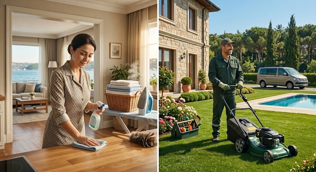 Family staff to work in a villa in Istanbul